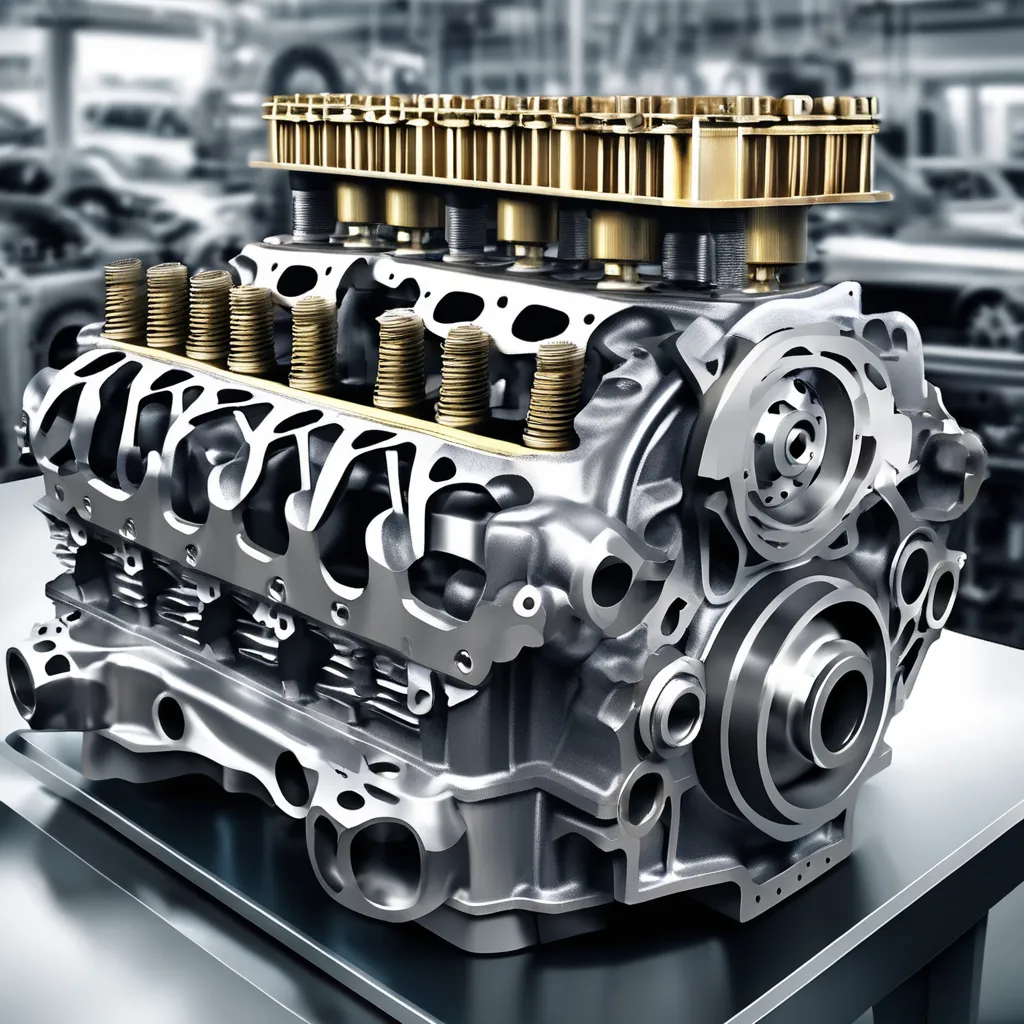Automotive:
For the manufacture of engine components, cylinder heads, and transmission parts.